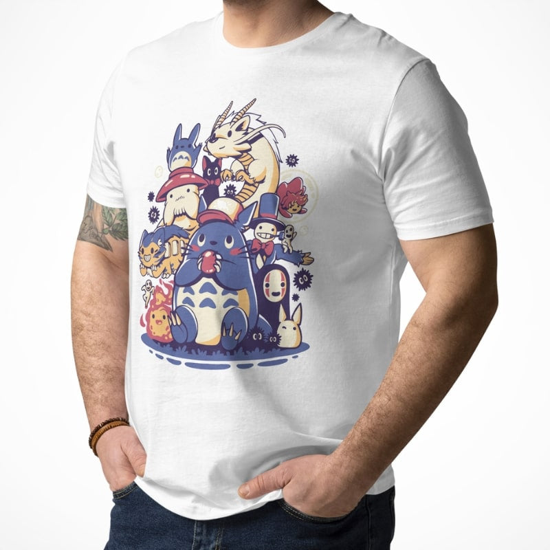Japanilainen Fantastic Creatures T-paita