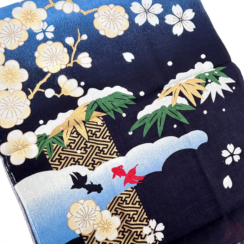 Japanilainen Four Seasons Tenugui