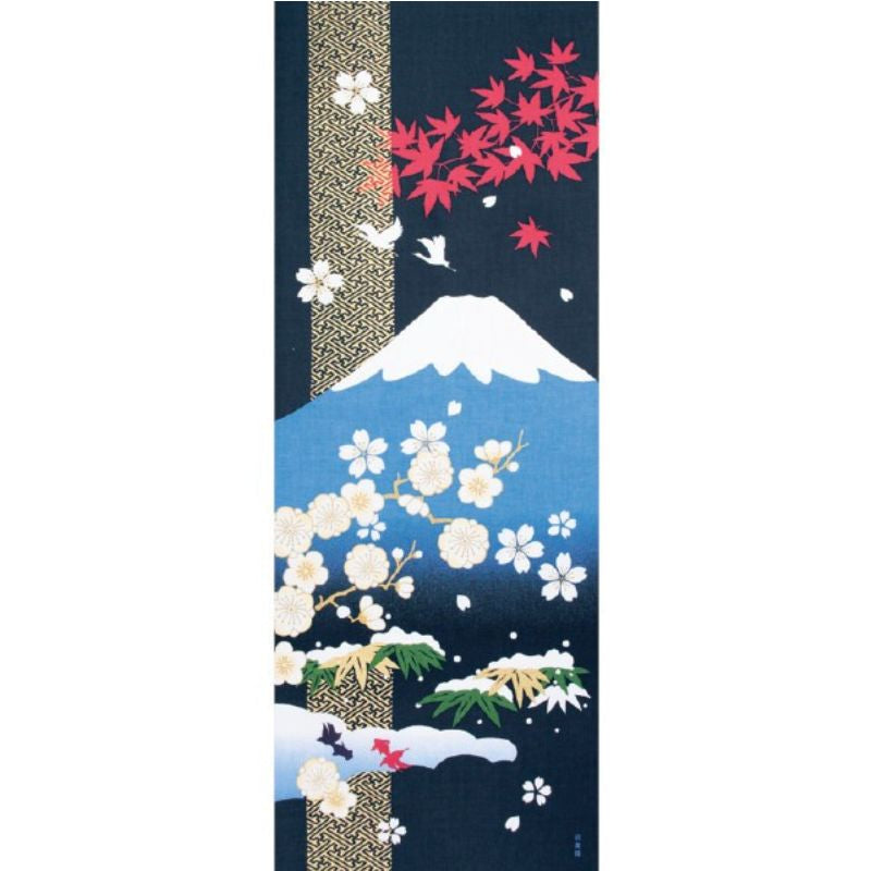 Japanilainen Four Seasons Tenugui