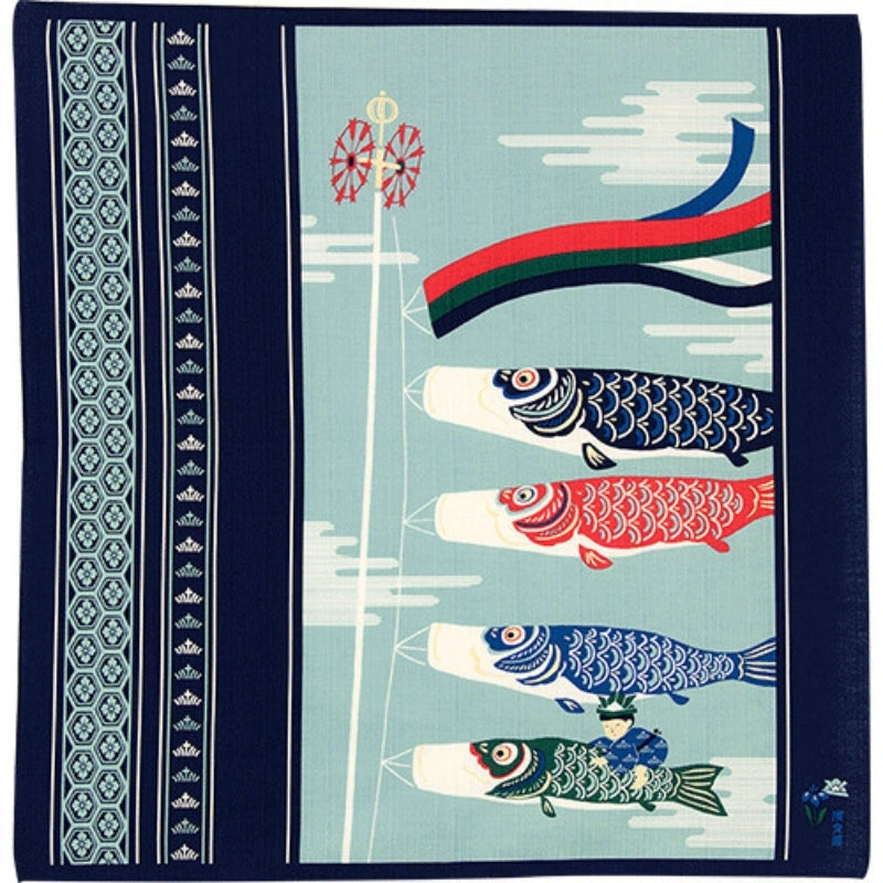 Japanilainen Furoshiki Koïnobori - 50cm x 50cm