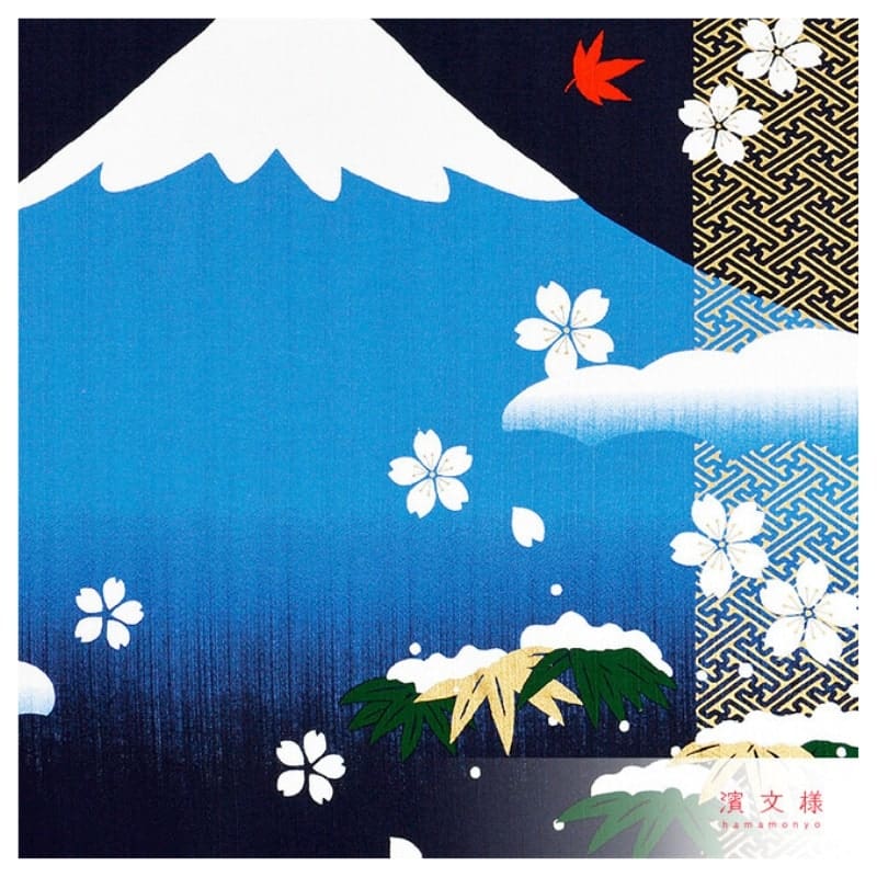 Four Seasons Japanilainen Furoshiki - 90x90 cm - 90cm x 90cm - 90cm x 90cm