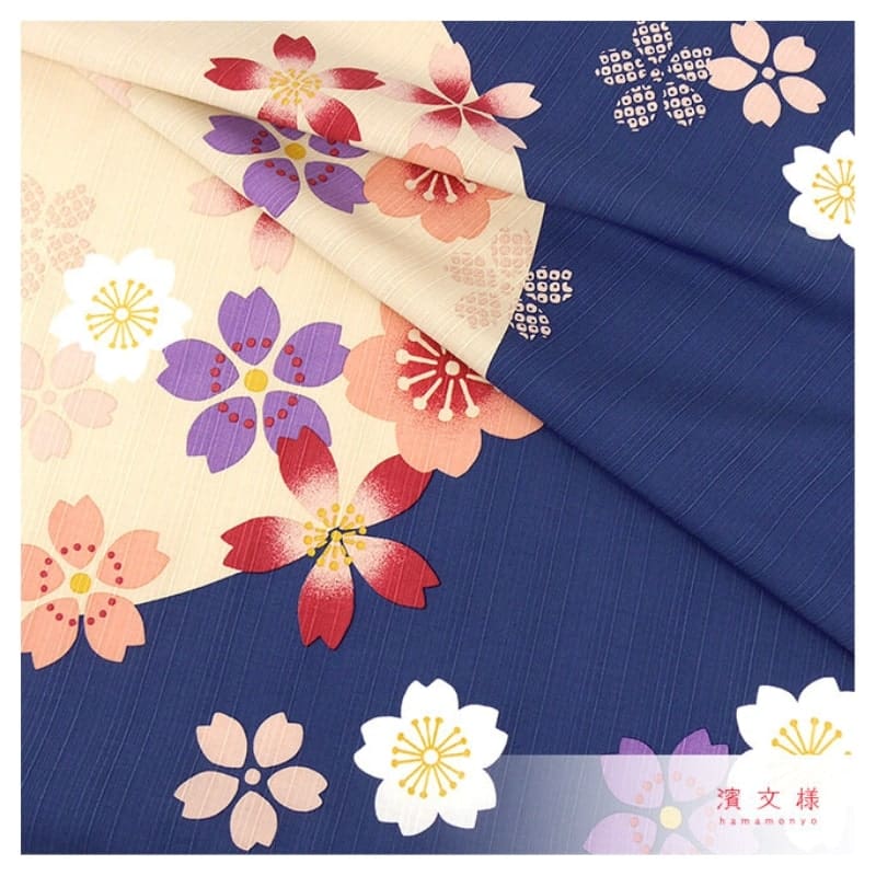 Japanilainen Furoshiki Shizuka Sakura - 90x90 cm - 90cm x 90cm - 90cm x 90cm