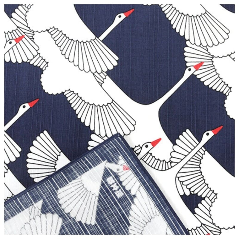 Japanilainen Furoshiki Shukuzuru - 90x90 cm - 90cm x 90cm - 90cm x 90cm