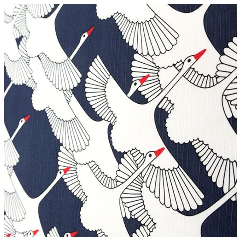 Japanilainen Furoshiki Shukuzuru - 90x90 cm - 90cm x 90cm - 90cm x 90cm