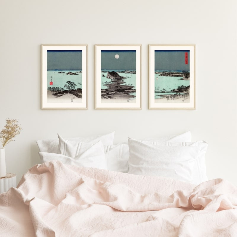 Japanilainen grafiikka Hiroshige Kanazawa N°1 - A3