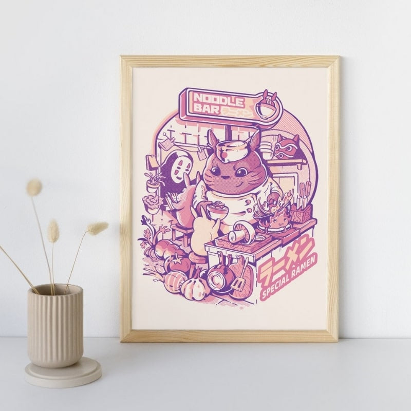 Japanilainen nuudelibaari juliste - A3
