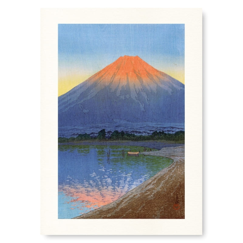 Yamanaka-järven japanilainen juliste - A3