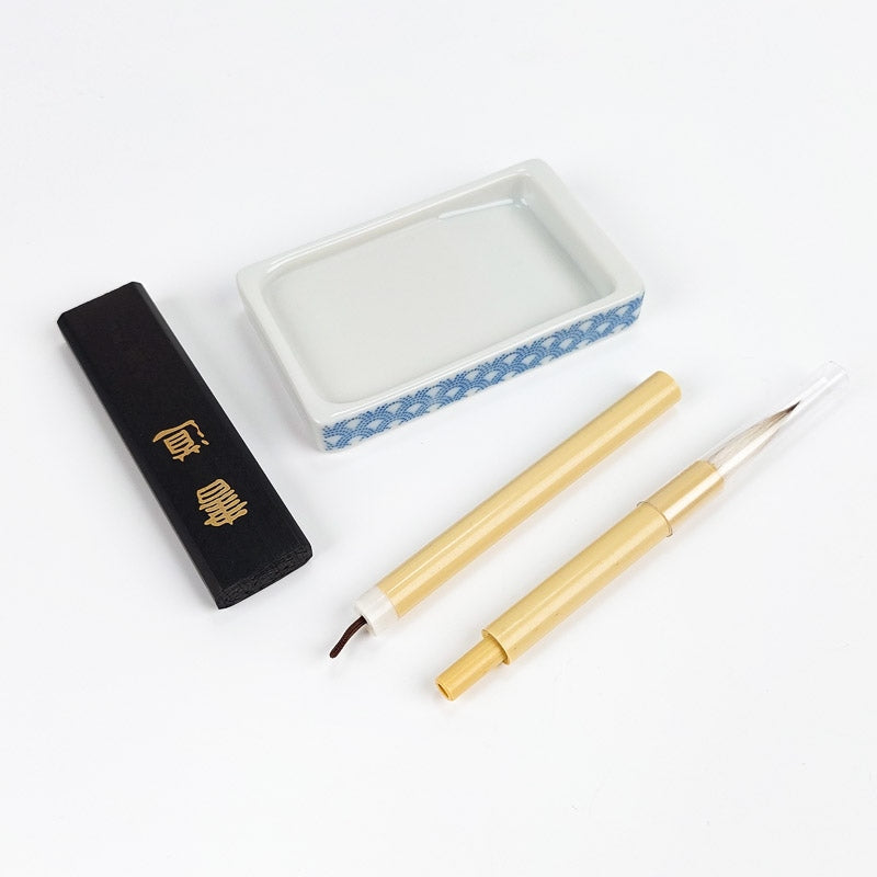 Japanilainen kalligrafia lahjasetti