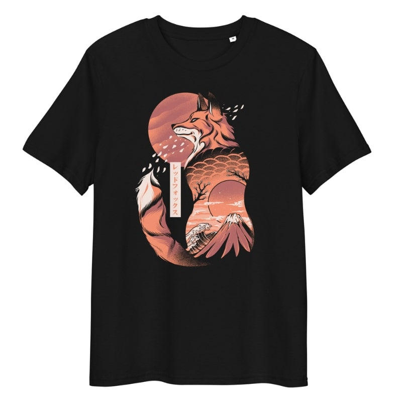 Japanilainen kettu T-paita - S