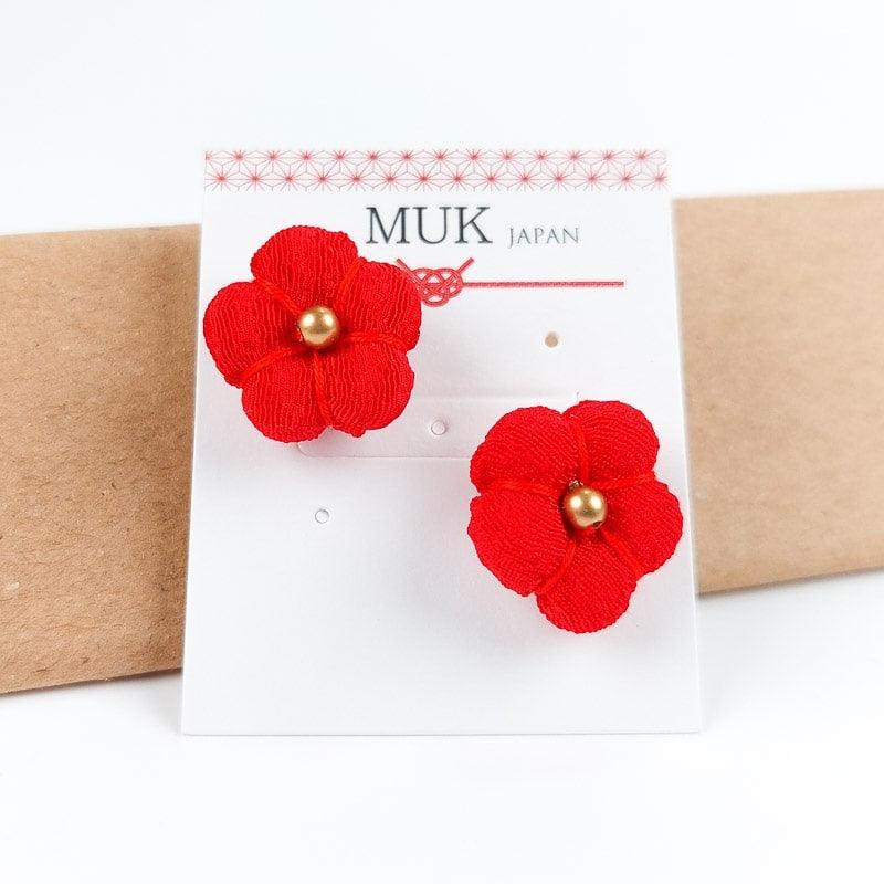 Japanilainen kukka korvakorut