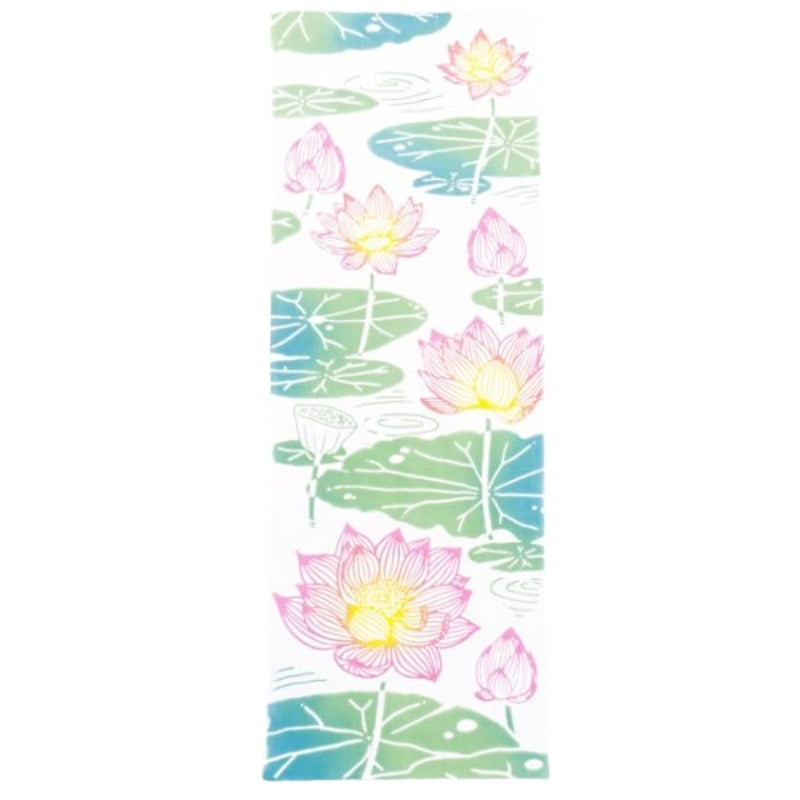 Japanilainen Lotus Tenugui