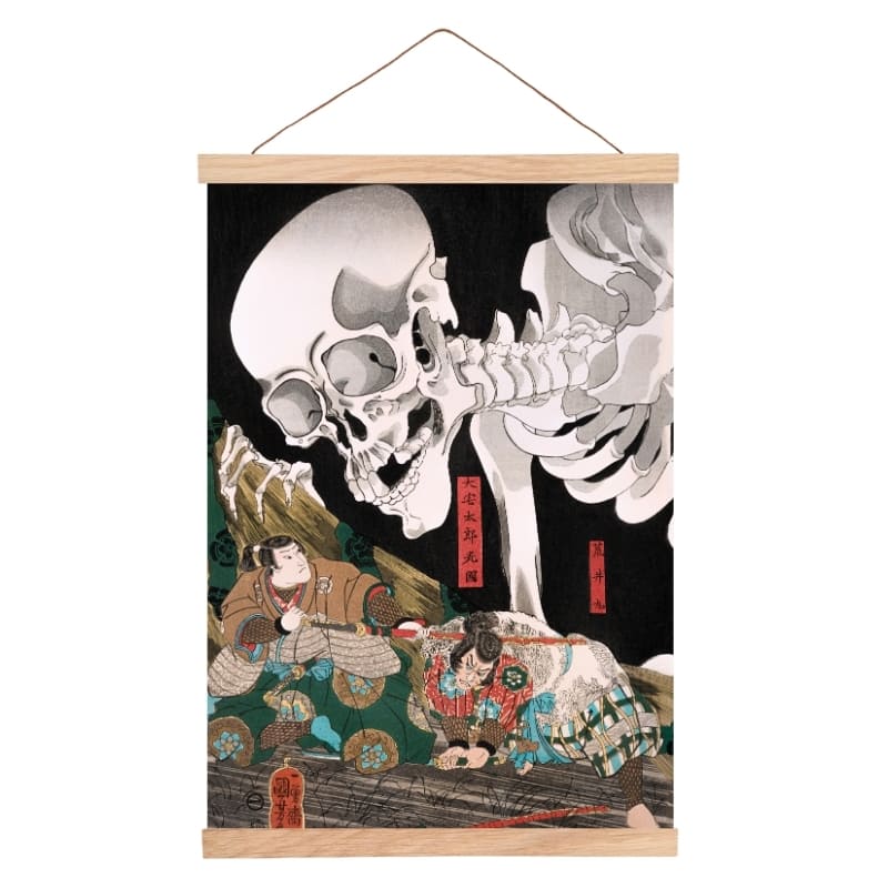 Japanilainen maalaus Gashadokuro