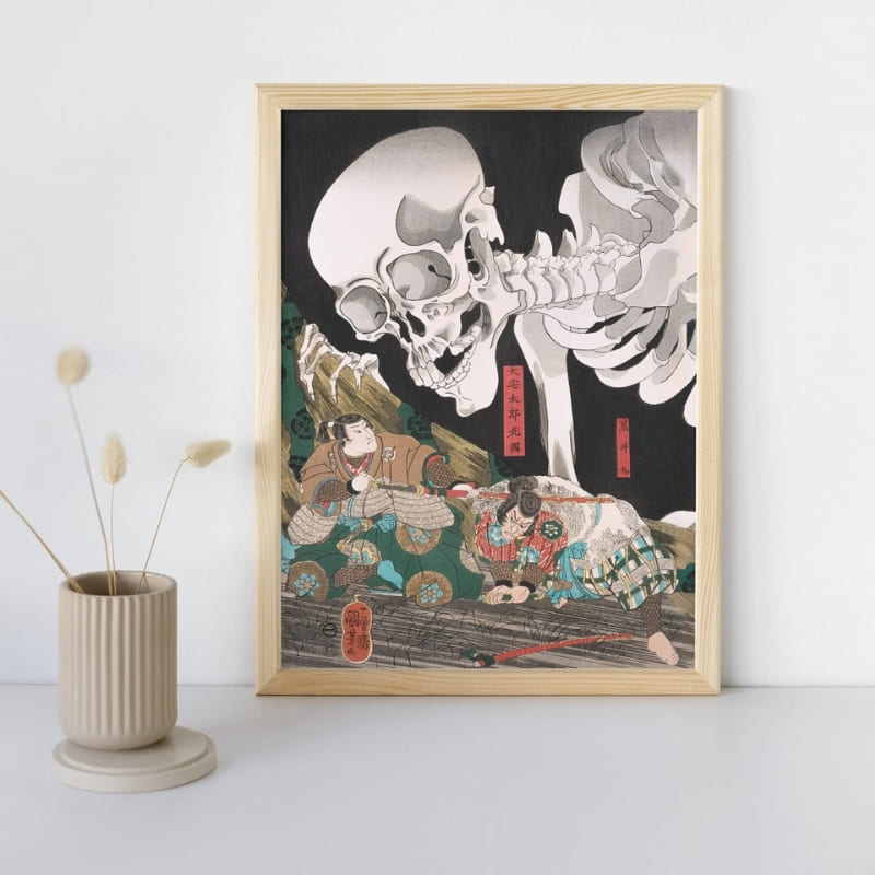 Japanilainen maalaus Gashadokuro