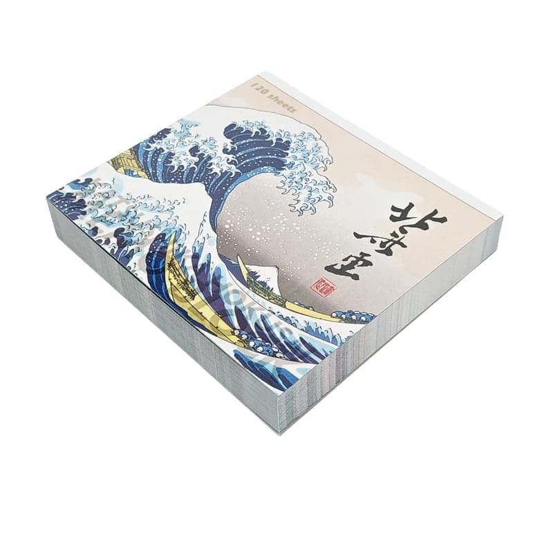 Japanilainen muistilappu Hokusai-painatukset