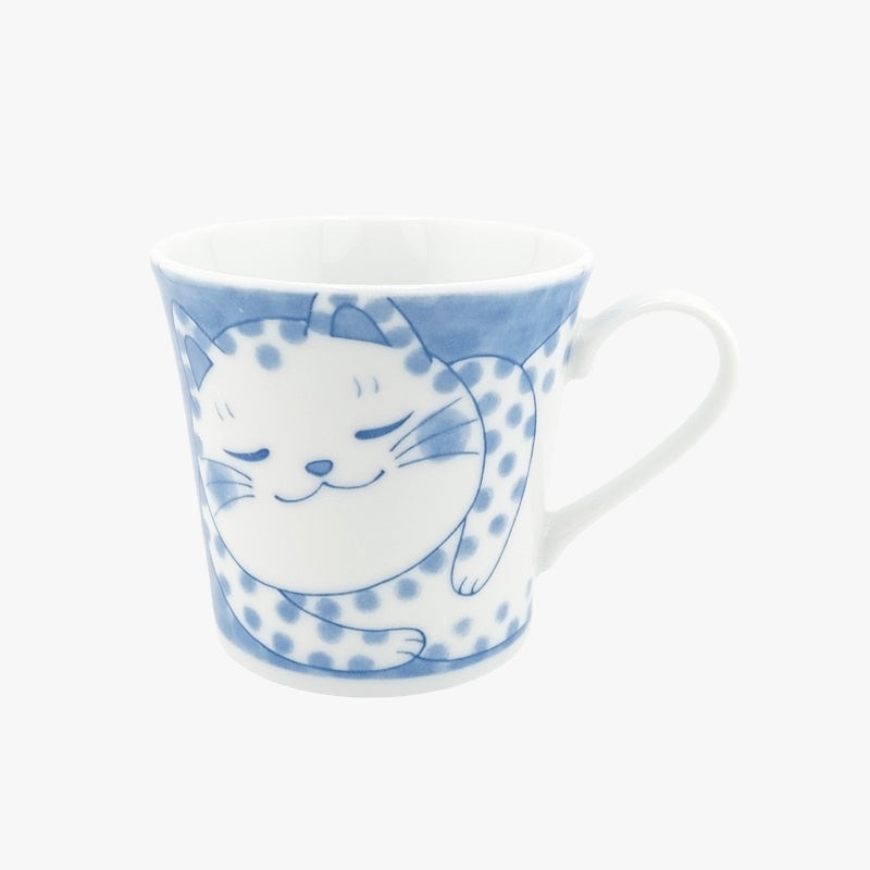 Japanilainen muki Kissa pisteillä