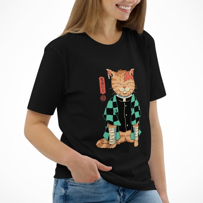 Japanilainen Neko Slayer T-paita