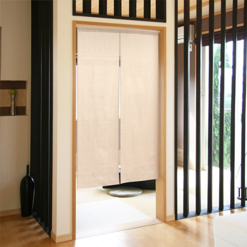 Japanilainen Noren Luonnollinen pellava - 85 x 150 cm