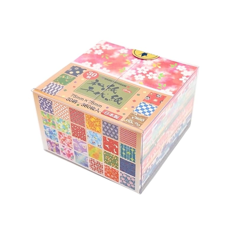 Japanilainen origamipaperi 30 mallia 7.5x7.5 cm