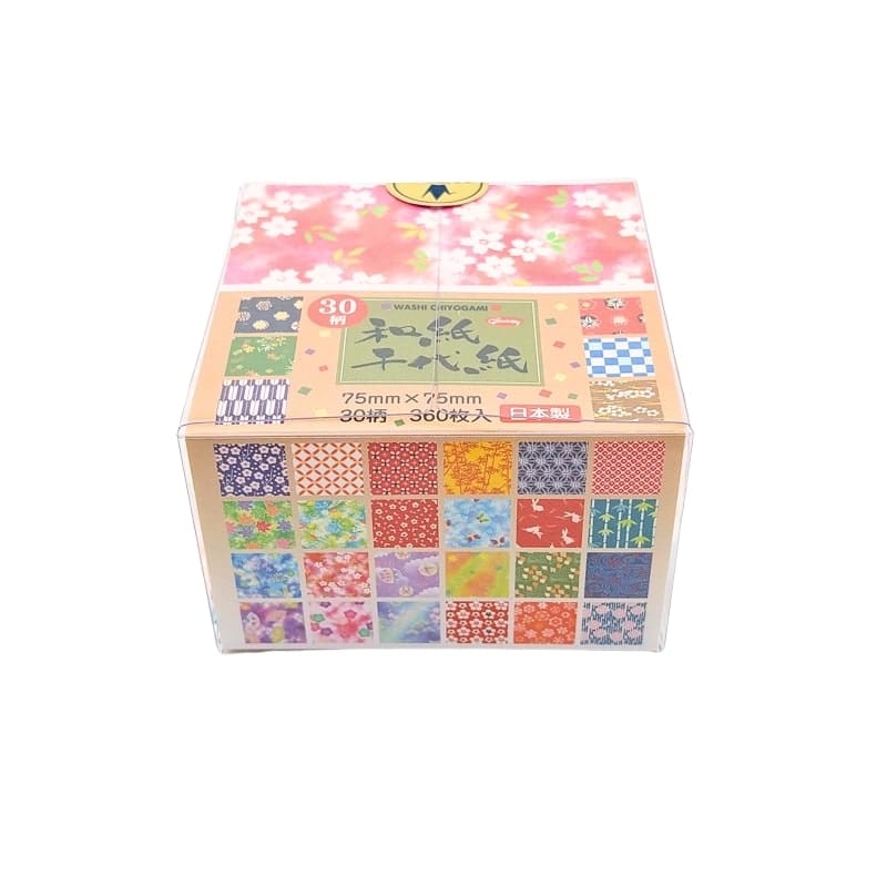 Japanilainen origamipaperi 30 mallia 7.5x7.5 cm