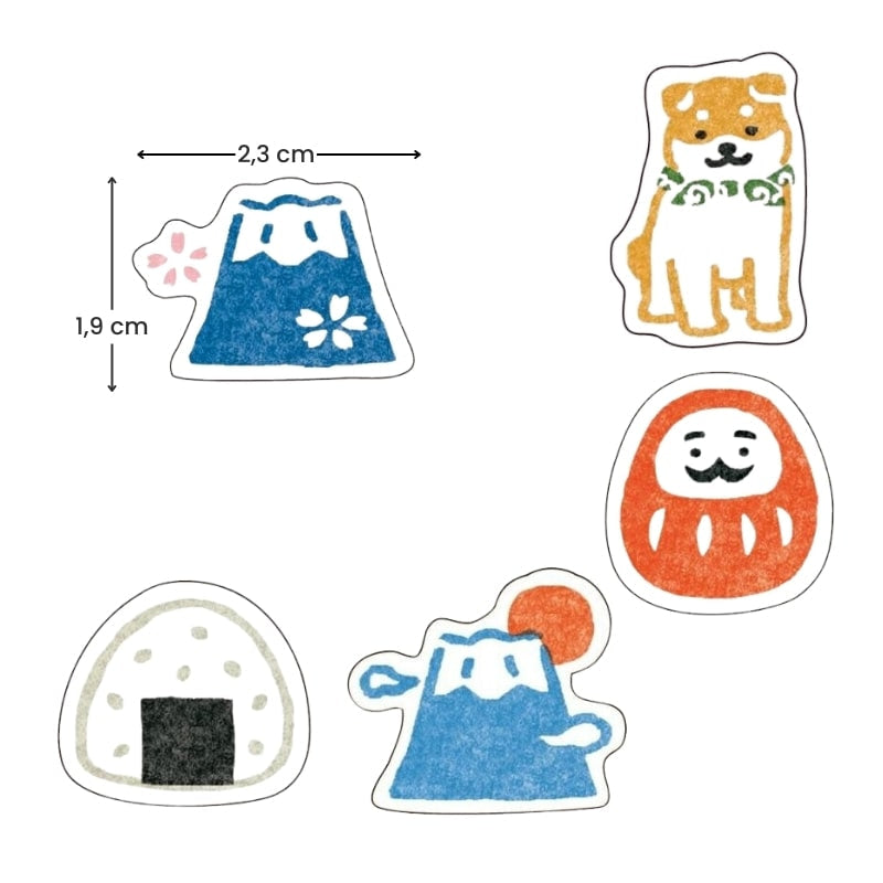 Japanilainen paperi tarroja