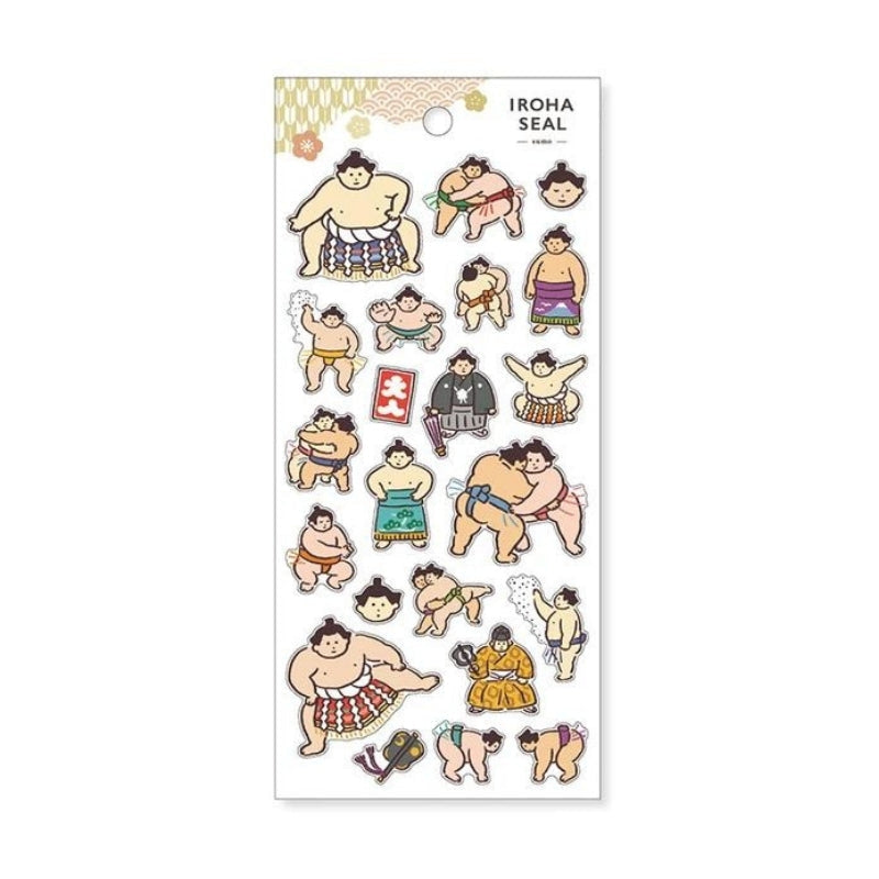 Japanilainen Sumo tarroja