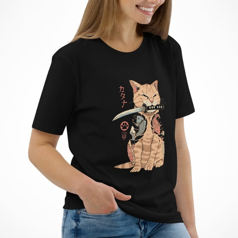 Japanilainen T-paita Neko Yakuza