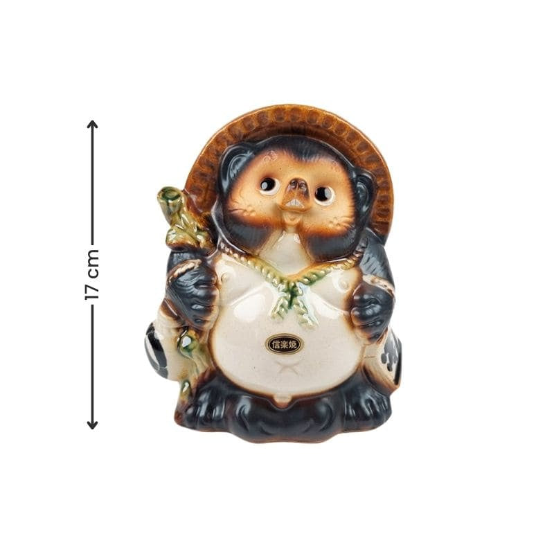 Japanilainen Tanuki Statuette
