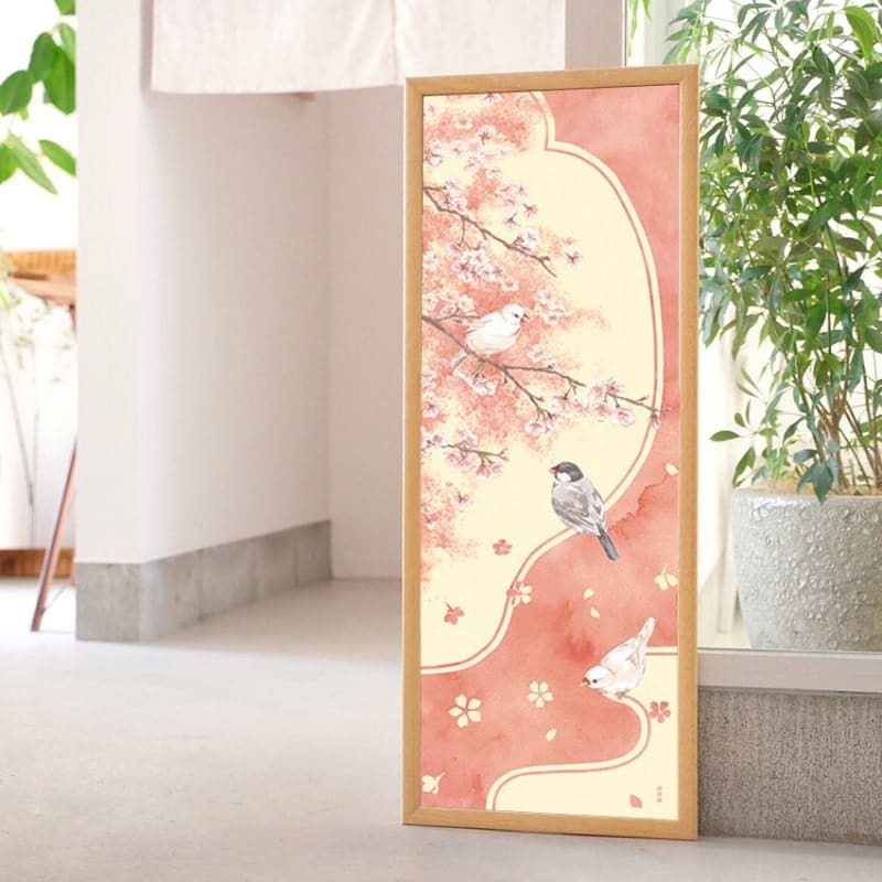 Japanilainen Tenugui Haru Tori