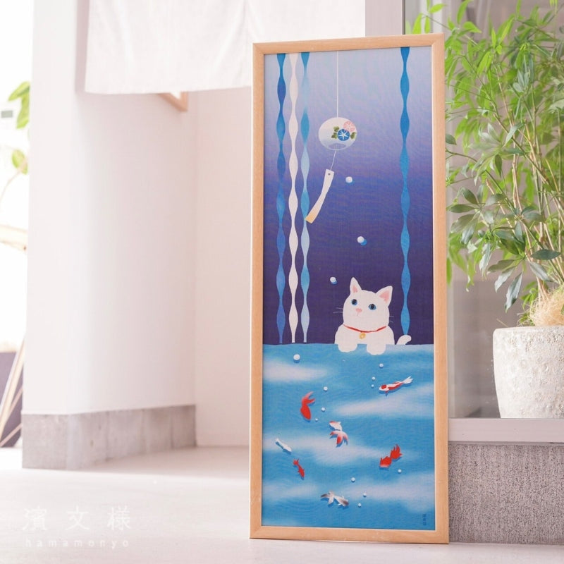 Japanilainen Tenugui kesäkissa