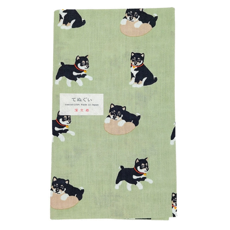 Japanilainen Tenugui Kuro Shiba