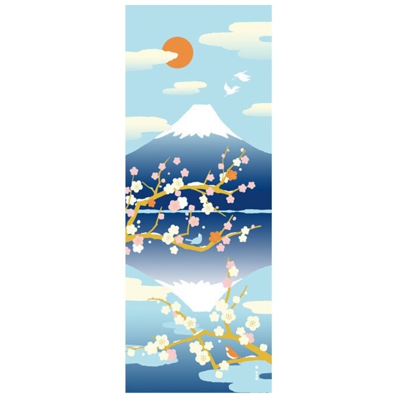 Japanilainen Tenugui Sakasa Fuji