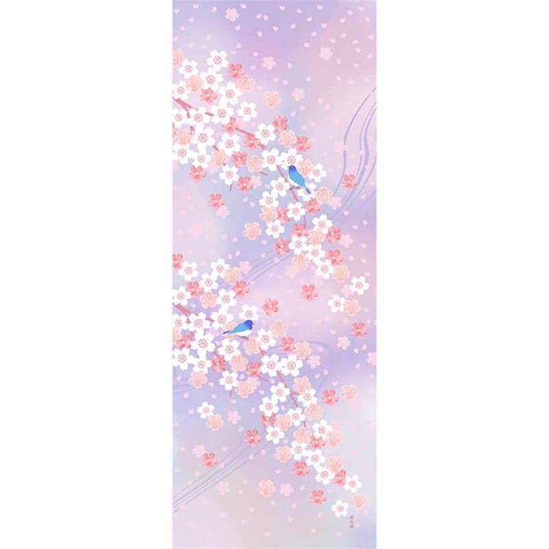 Japanilainen Tenugui Sakura Ame