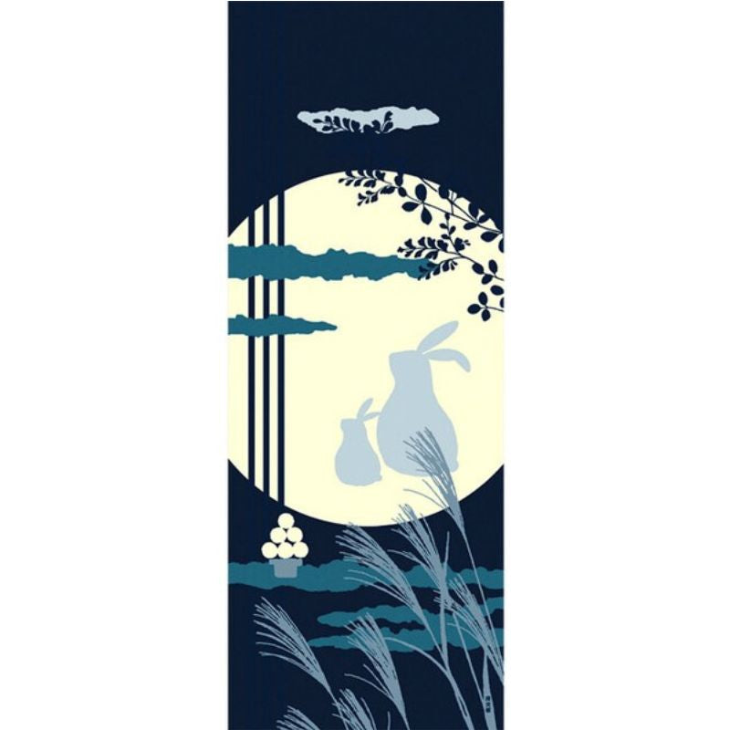 Japanilainen Tenugui Tsukimi