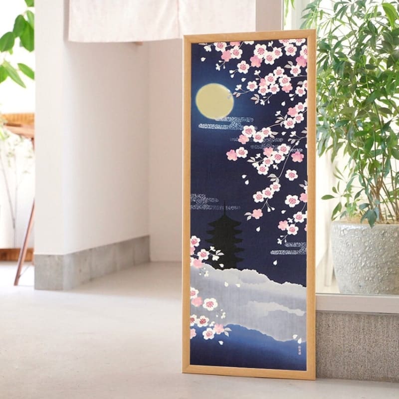 Japanilainen Tenugui Yozakura