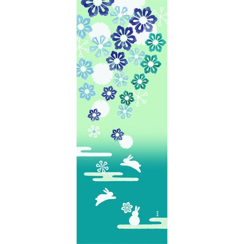 Japanilainen Tenugui Yukihana Usagi