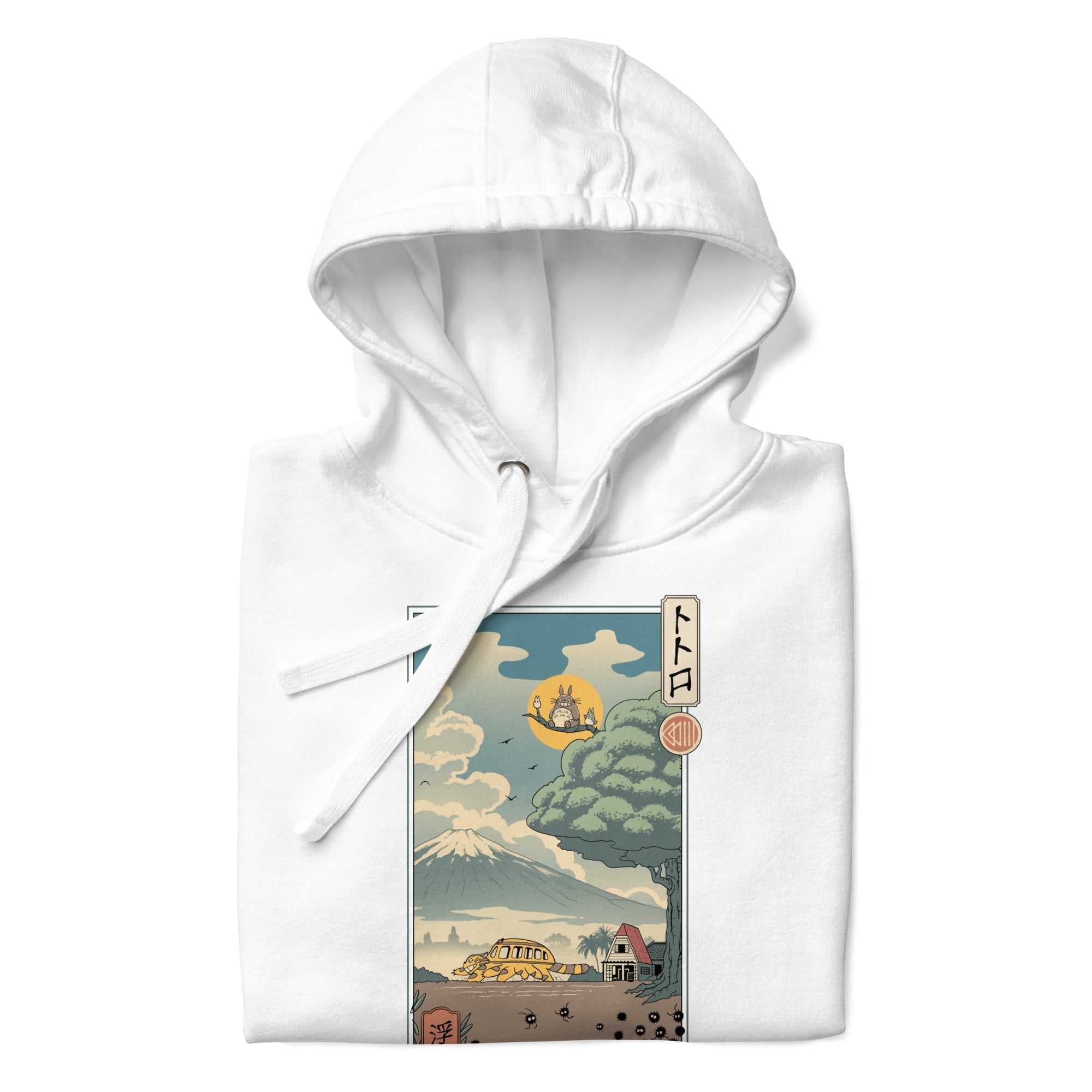 Japanilainen Ukiyo-e Metsänvartijat huppari huppari