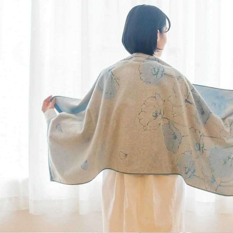 Japanilainen unikko pyyhe