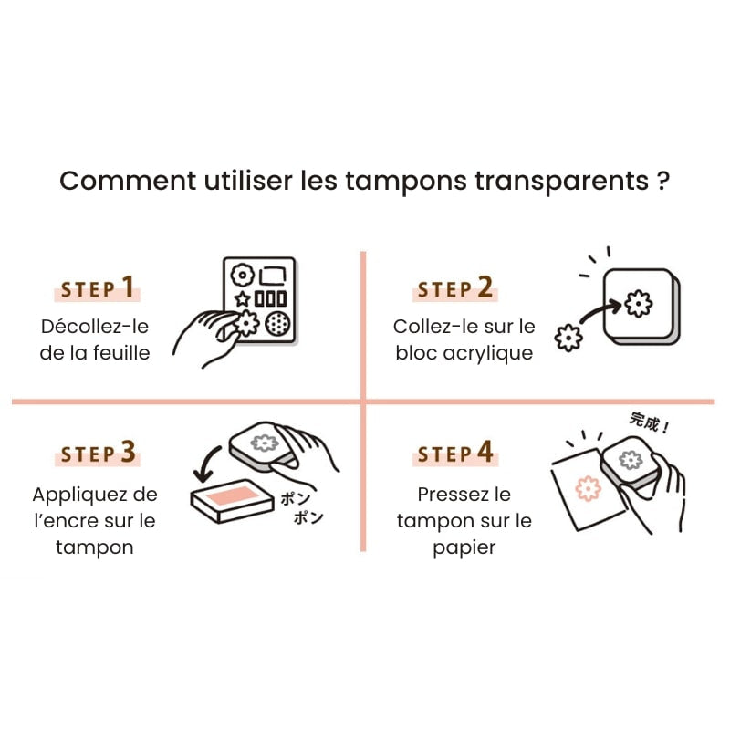 Japanilaiset Fuku läpinäkyvät postimerkit