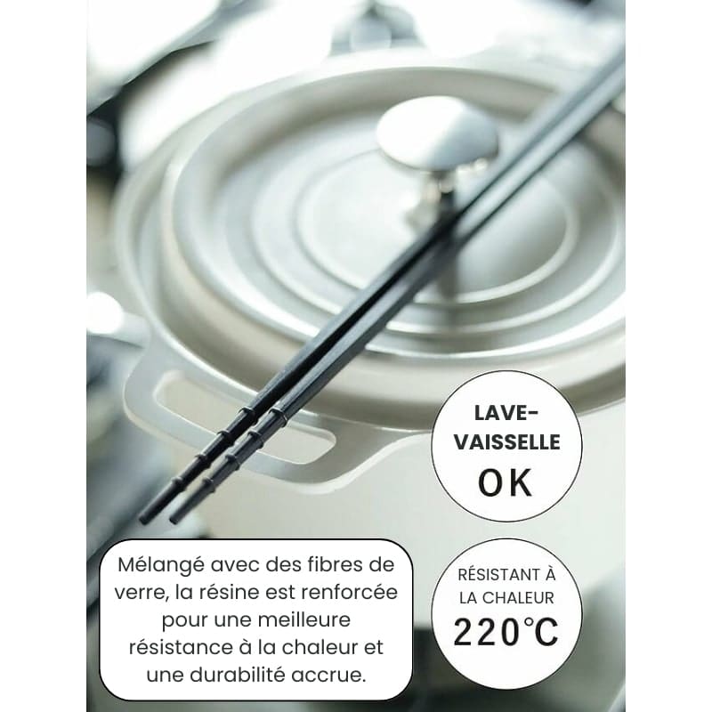 Japanilaiset keittiön syömäpuikot - 31 cm