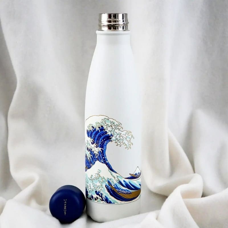 Kanagawa Great Wave eristetty pullo