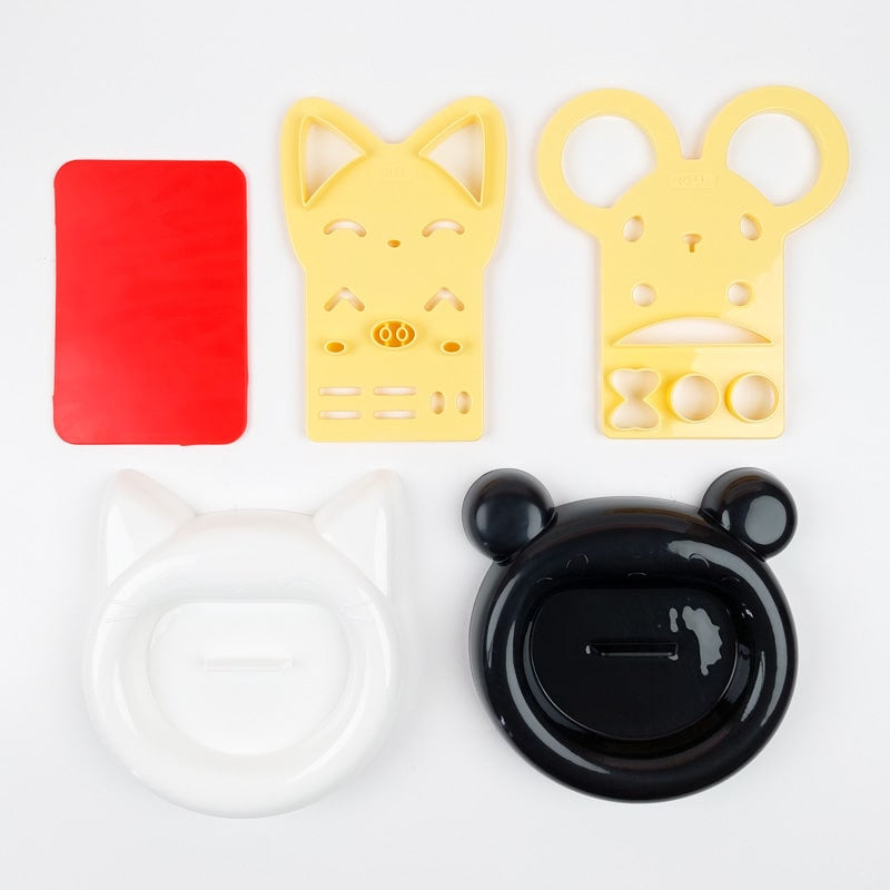 Kawaii eläin riisi muotti