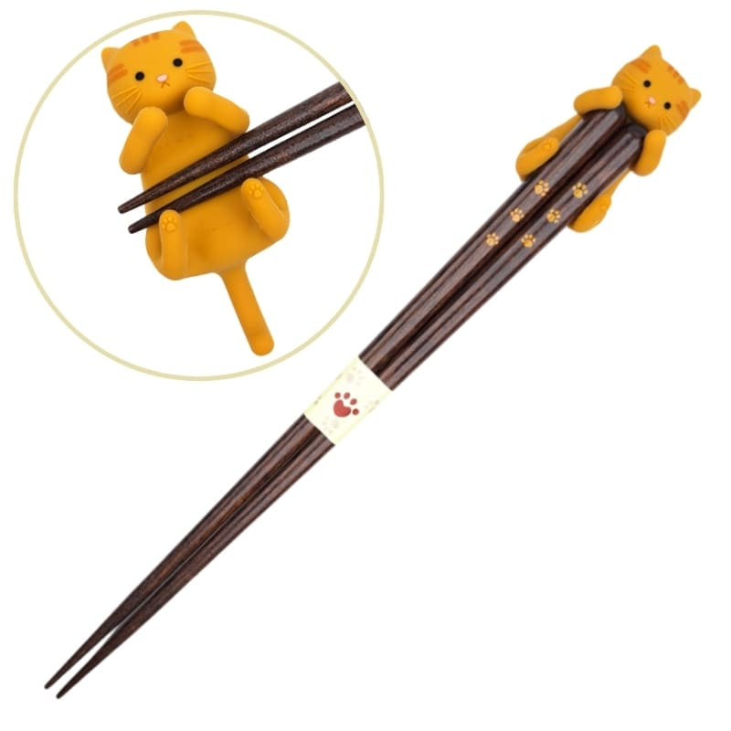 Kawaii japanilaiset syömäpuikot Red Cat