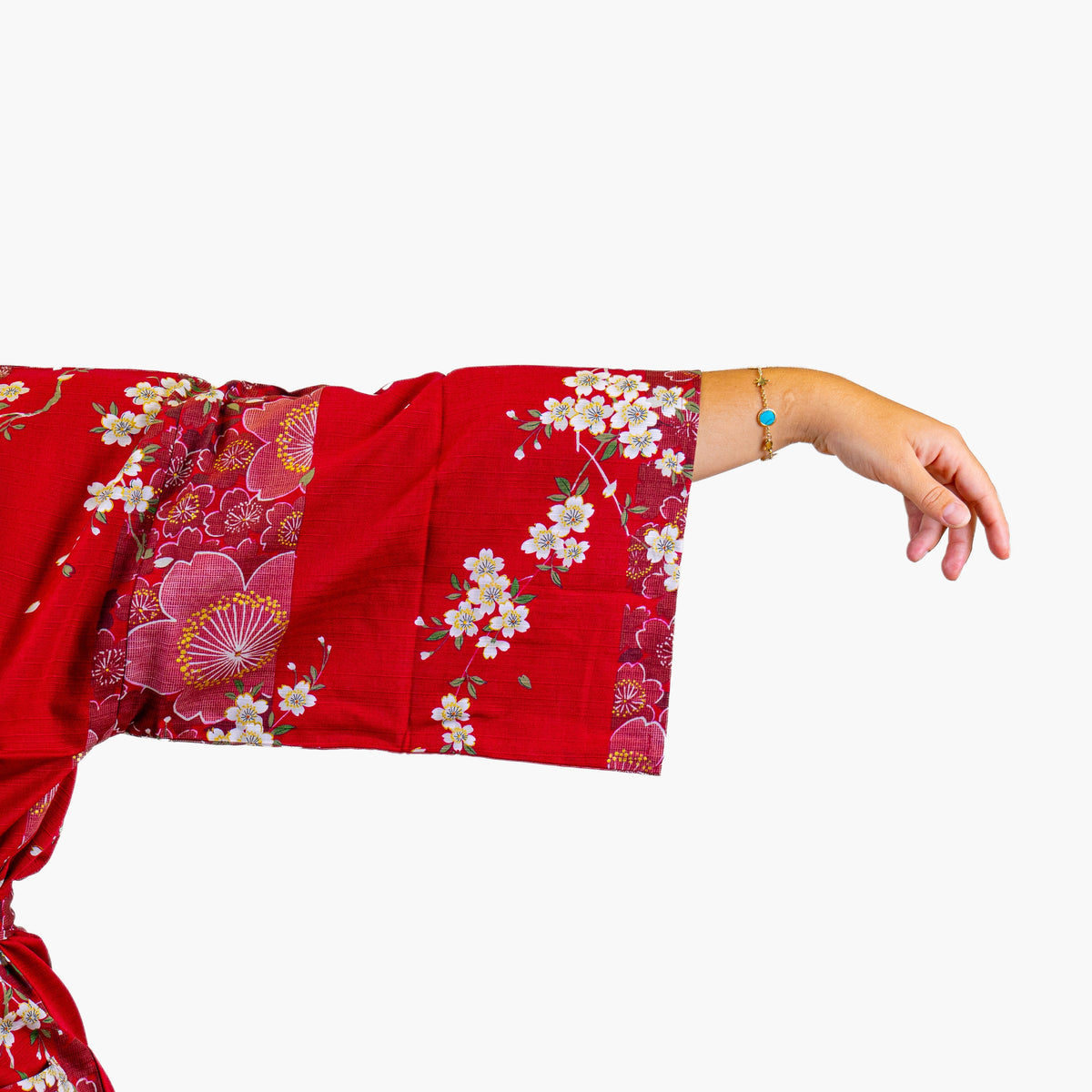 Naisten Happi-kimono, punainen Sakura