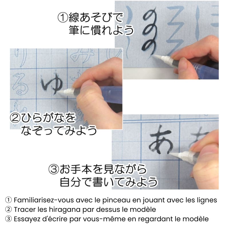 Hiragana Training Kit vesiharjalla