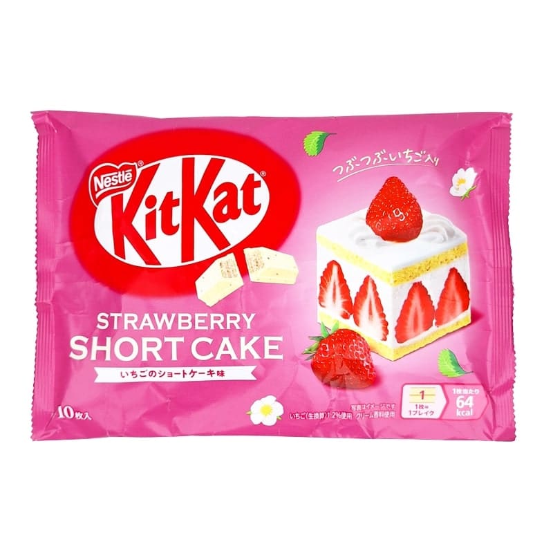 KitKat Mini Shortcake Mansikka