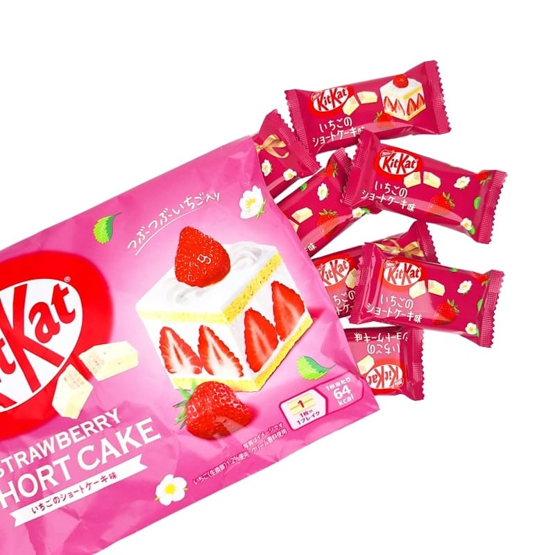 KitKat Mini Shortcake Mansikka