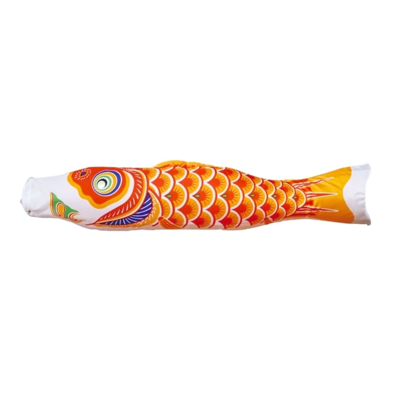 Perinteinen japanilainen Koinobori Orange 100 cm