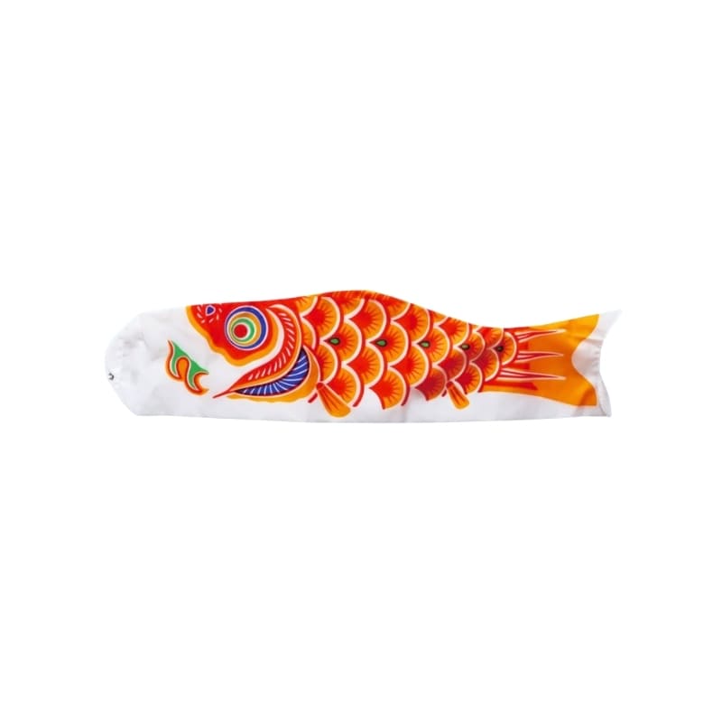 Perinteinen japanilainen Koinobori Orange 60 cm