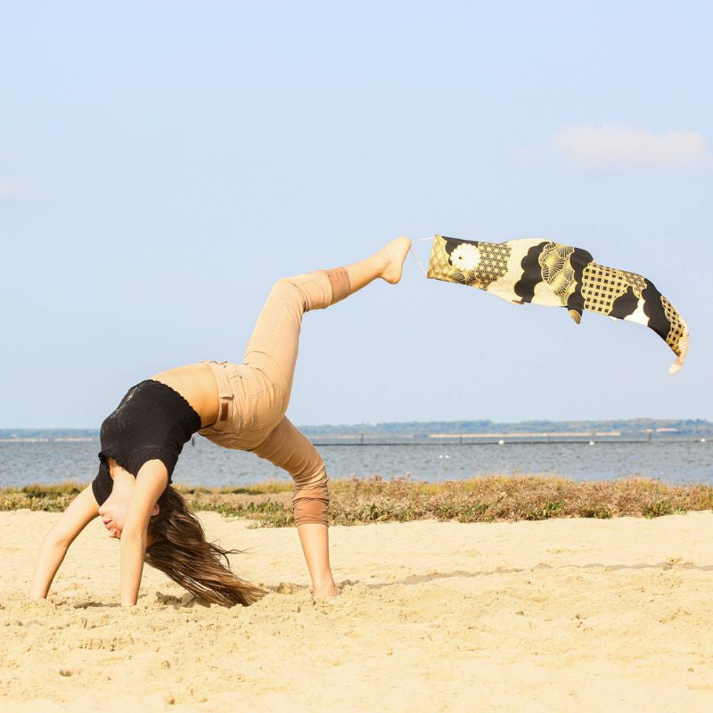 Koinobori Patchwork Musta (M)