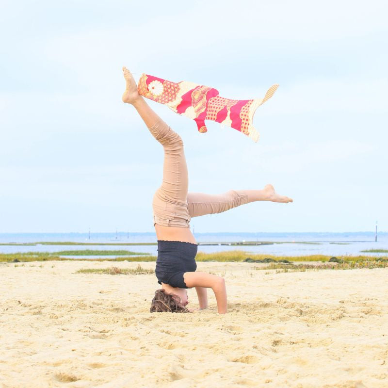Koinobori tilkkutäkki punainen (M)